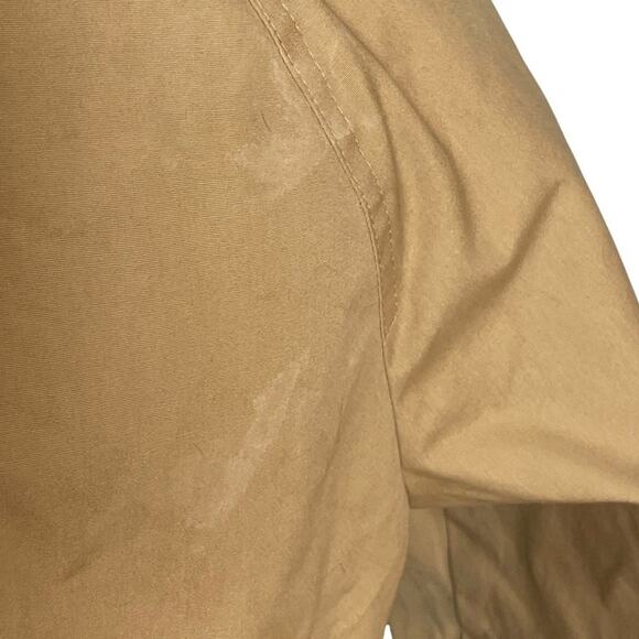 Vintage Tan Belted Trench Coat Light Academia Old Money - Picture 9 of 10